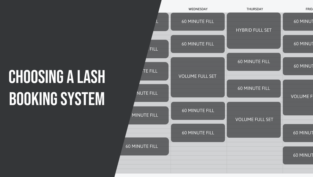 Choosing a Lash Booking System - The Lash Professional