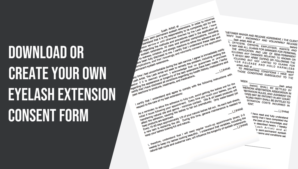 Download or Create Your Own Eyelash Extension Consent Form