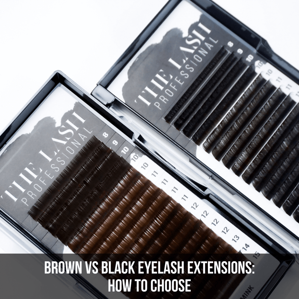 Brown vs Black Eyelash Extensions: How to Choose