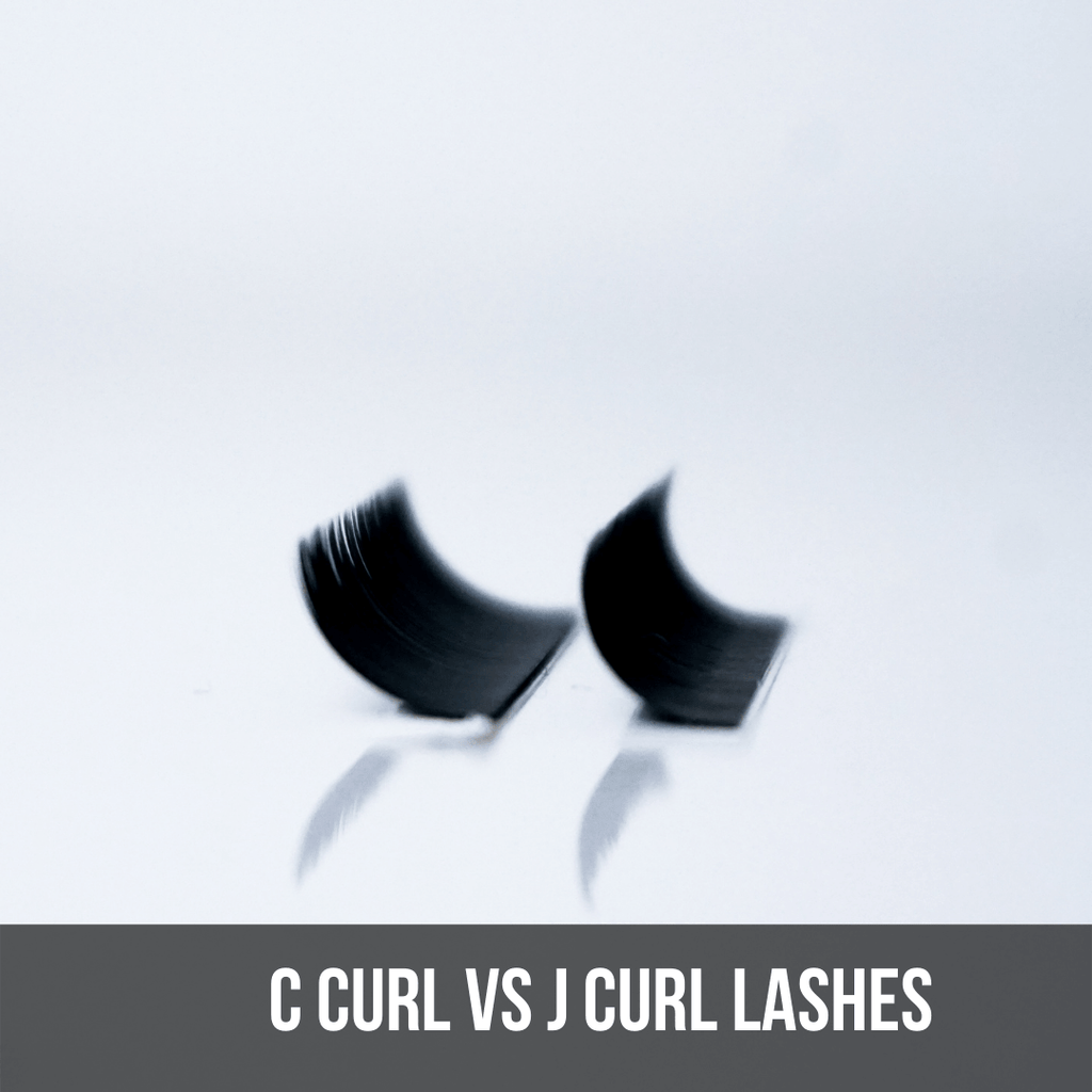 C Curl vs. J Curl Lashes