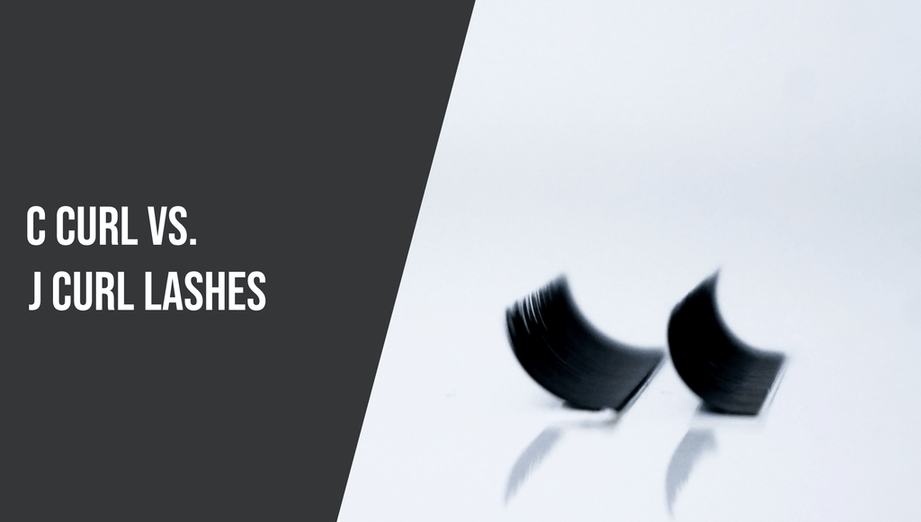 C Curl vs. J Curl Lashes