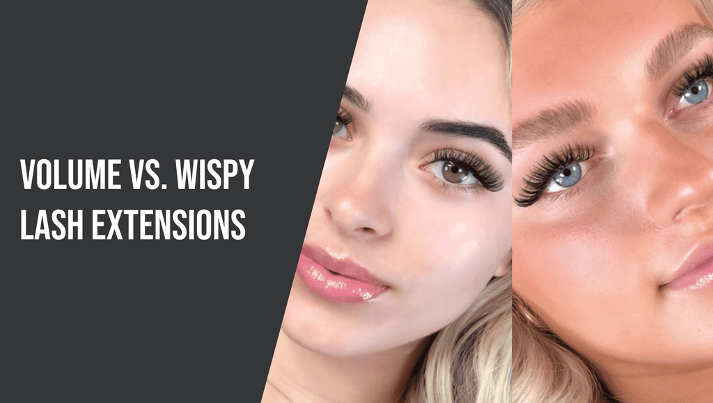 Volume vs. Wispy Lash Extensions