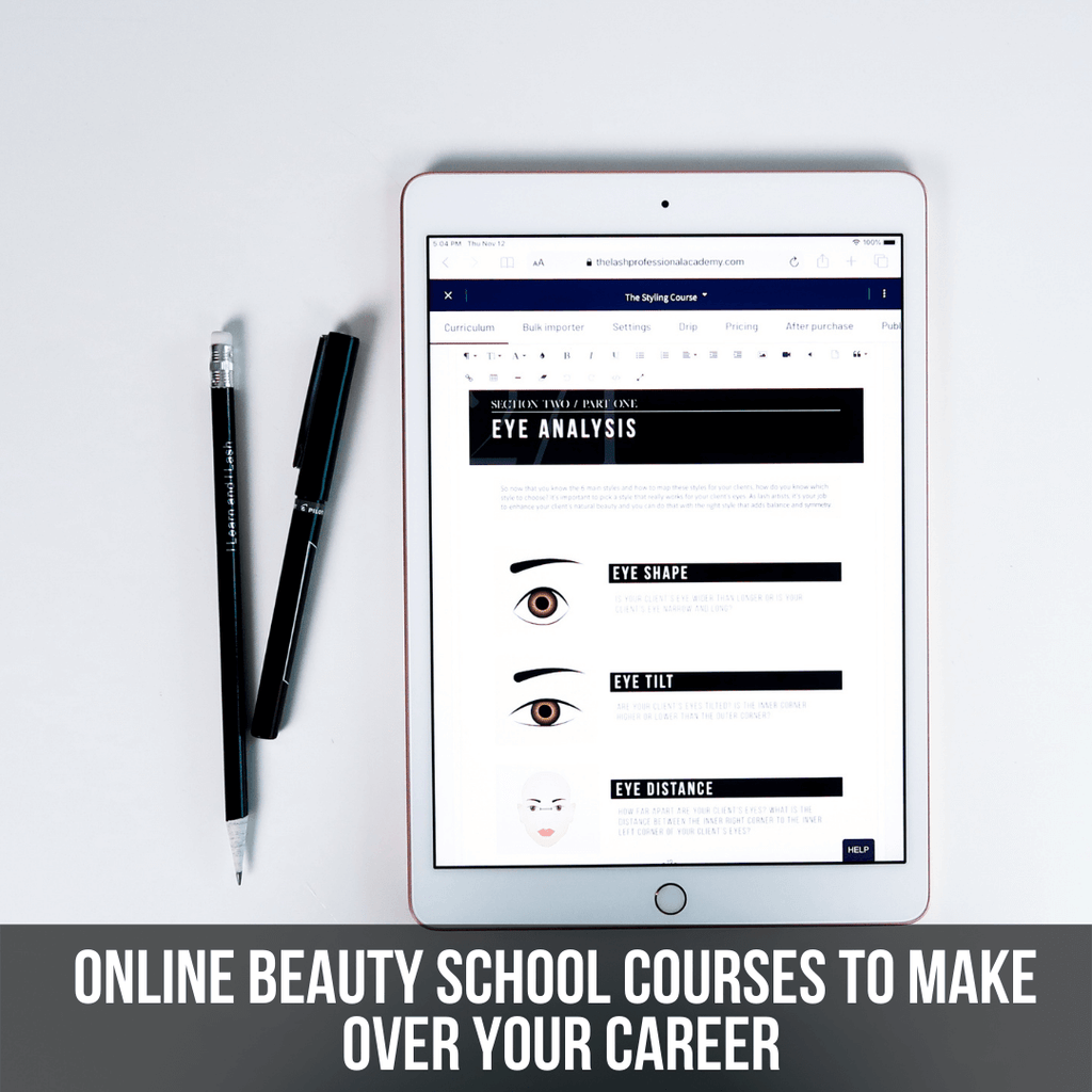 Online Beauty School Courses to Make Over Your Career