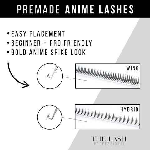 Premade Anime Lashes