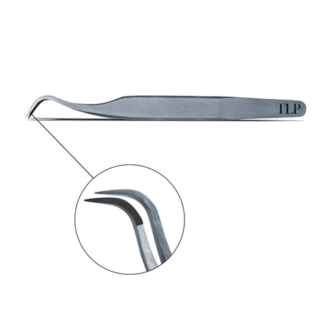 Fiber Tip Curved Tweezers