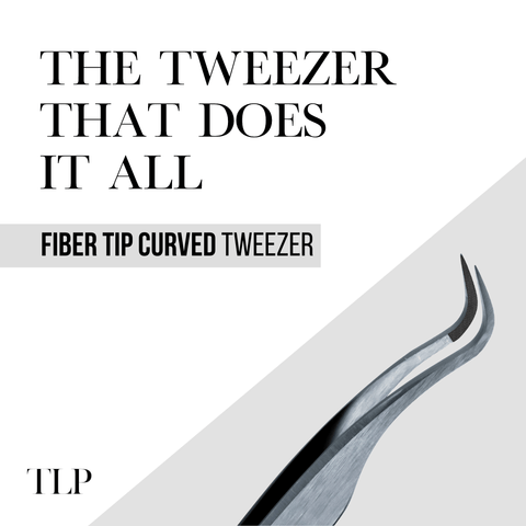 Fiber Tip Curved Tweezers