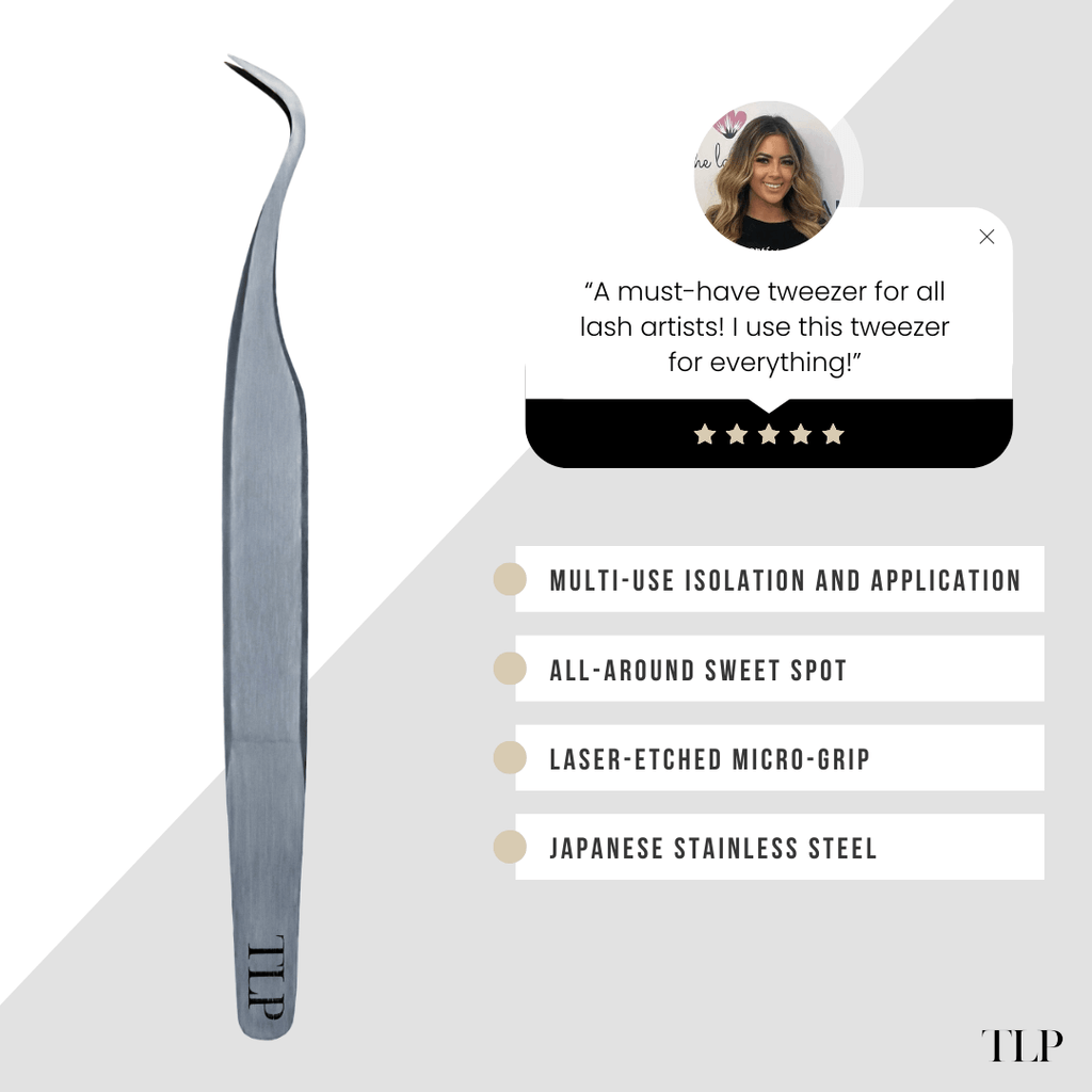 Fiber Tip Curved Tweezers