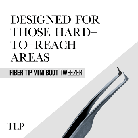 Fiber Tip Mini Boot Tweezers