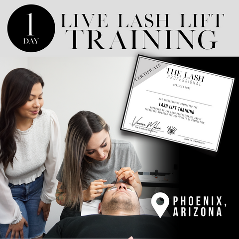 Phoenix Lash Lift Live Training with The Lash Professional