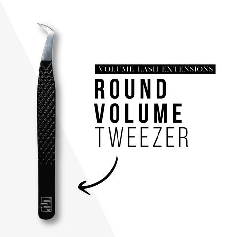 Round Volume Lash Tweezers