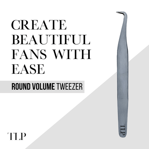 Round Volume Lash Tweezers